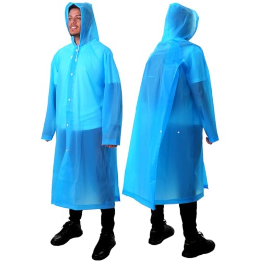 Emergency Poncho Rain - ANYOO 2-Pack Jas Hujan untuk Dewasa,