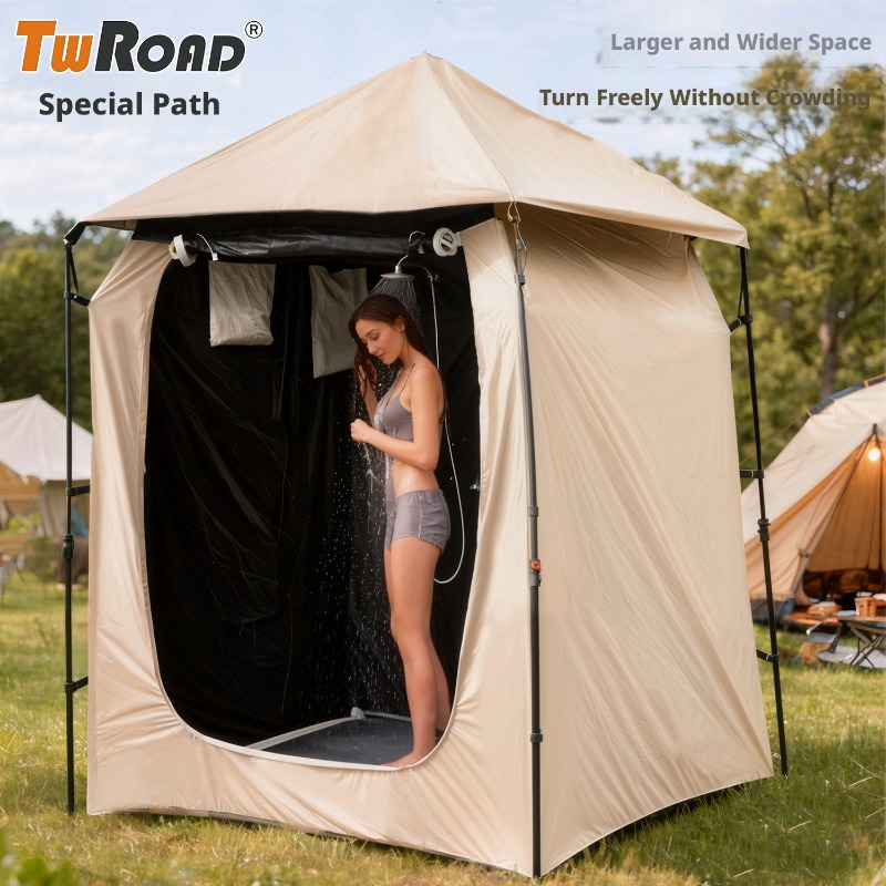 Emergency Mylar Tent - Tenda Privasi Luar Ruangan Warna Hitam