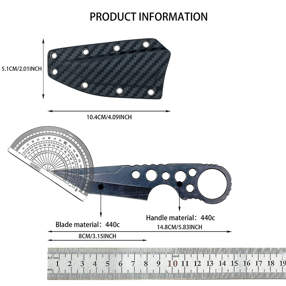 Pisau Lurus Portabel untuk Keg - Bushcraft Knife Fixed ulasan dan harga