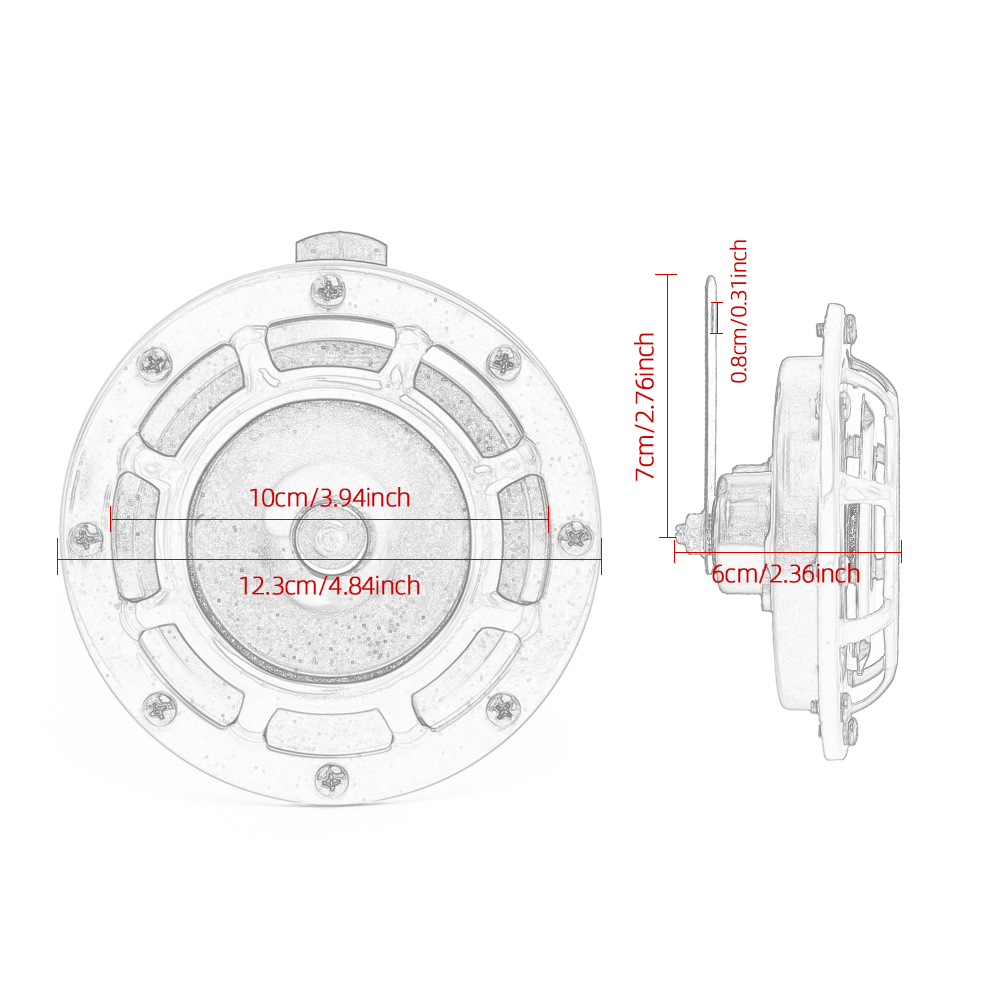 Klakson mobil 12V 110db klakso - Emergency Whistle Loud ulasan dan harga