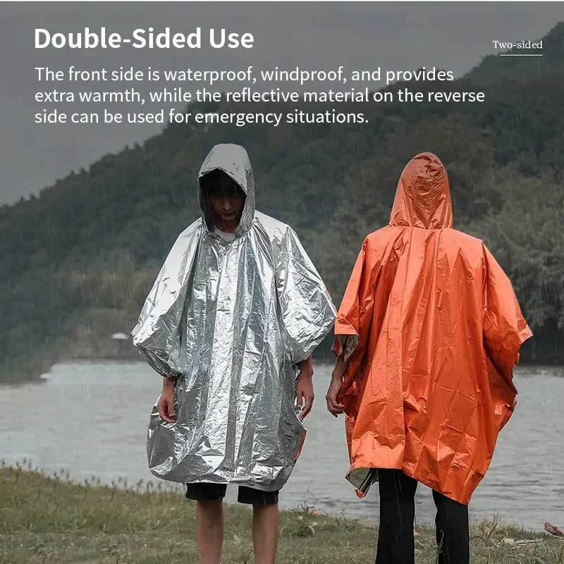 Ponco Darurat Berlapis Alumini - Emergency Poncho Rain ulasan dan harga