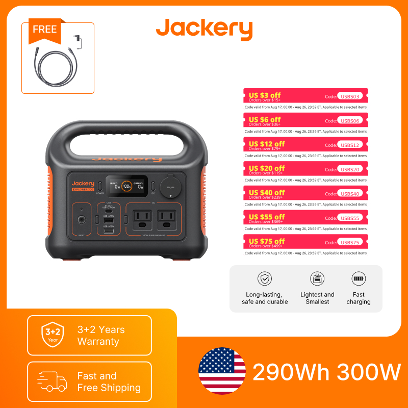 Jackery Portable Power Station - Solar Emergency Charger ulasan dan harga