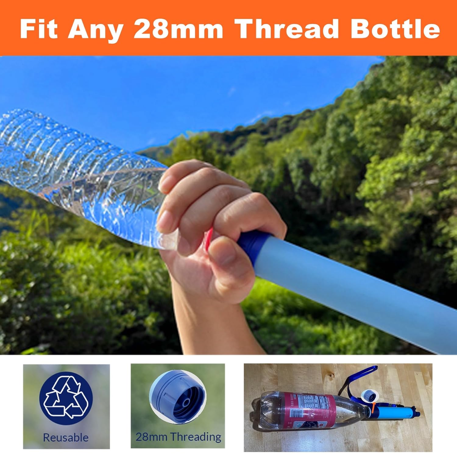 Sedotan Filter Air Pribadi Por - Water Purification Straw ulasan dan harga
