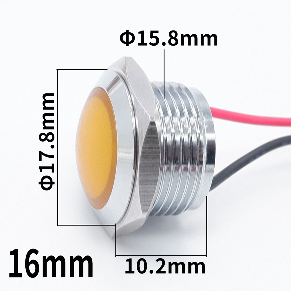 12Mm 16Mm 19Mm 22Mm Lampu Indi - Signal Panel Orange ulasan dan harga