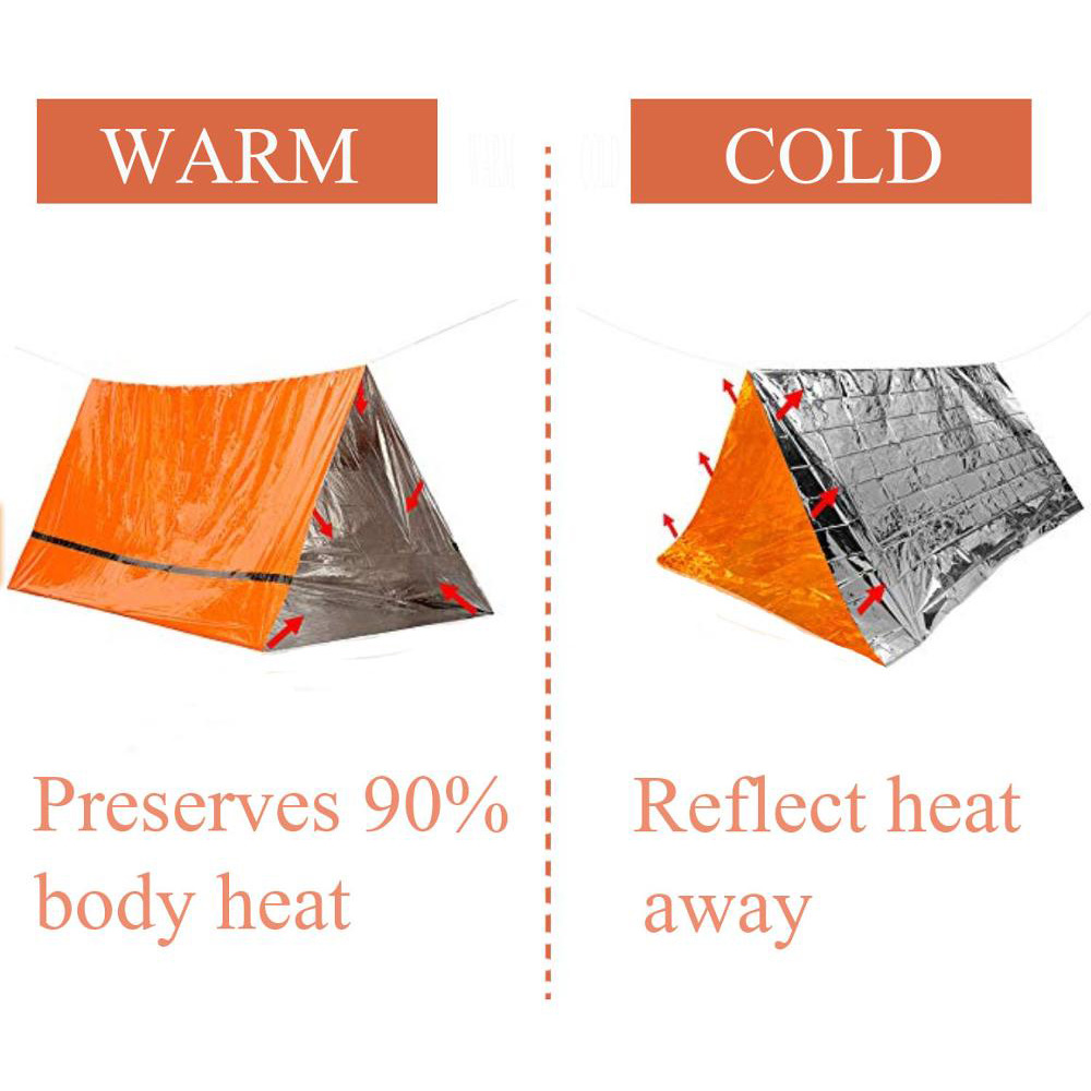 2 orang darurat Shelter Bivy K - Emergency Mylar Tent ulasan dan harga