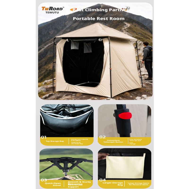 Tenda Privasi Luar Ruangan War - Emergency Mylar Tent ulasan dan harga