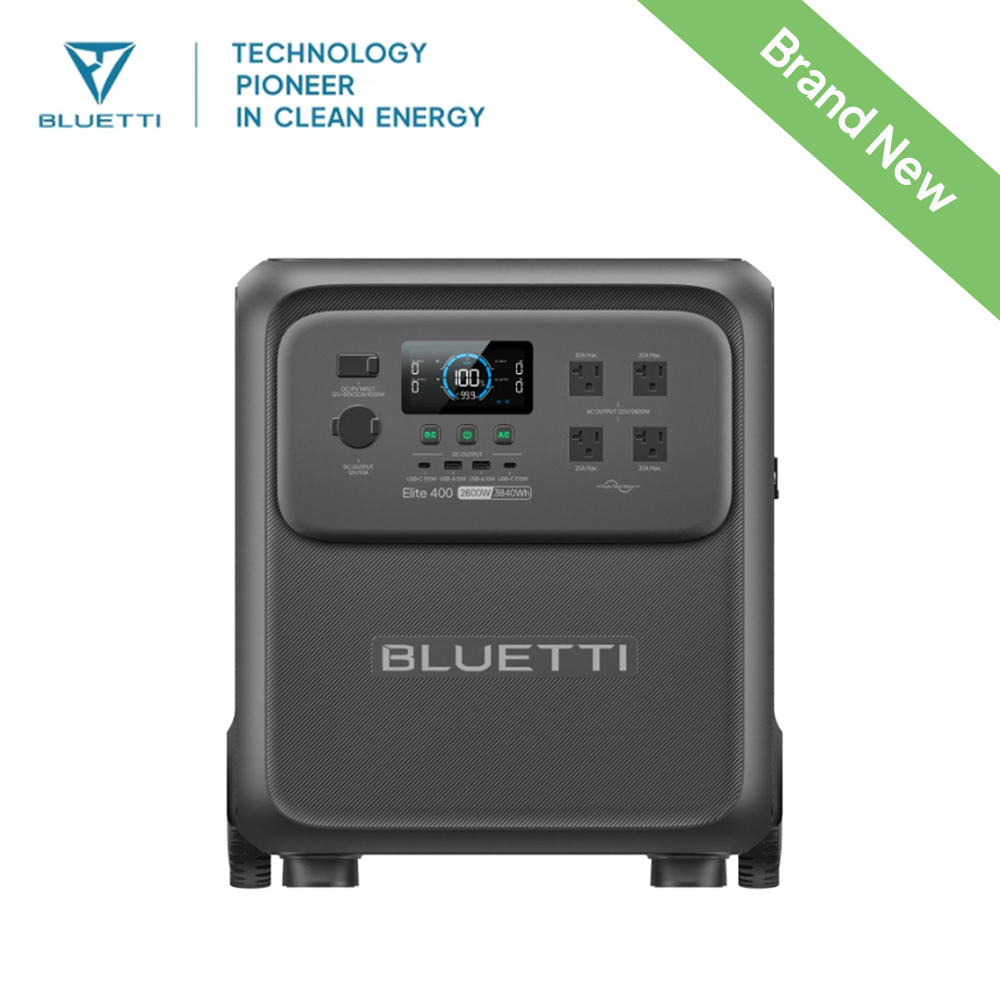 BLUETTI Elite 400 2600W 3840Wh - Solar Emergency Charger ulasan dan harga