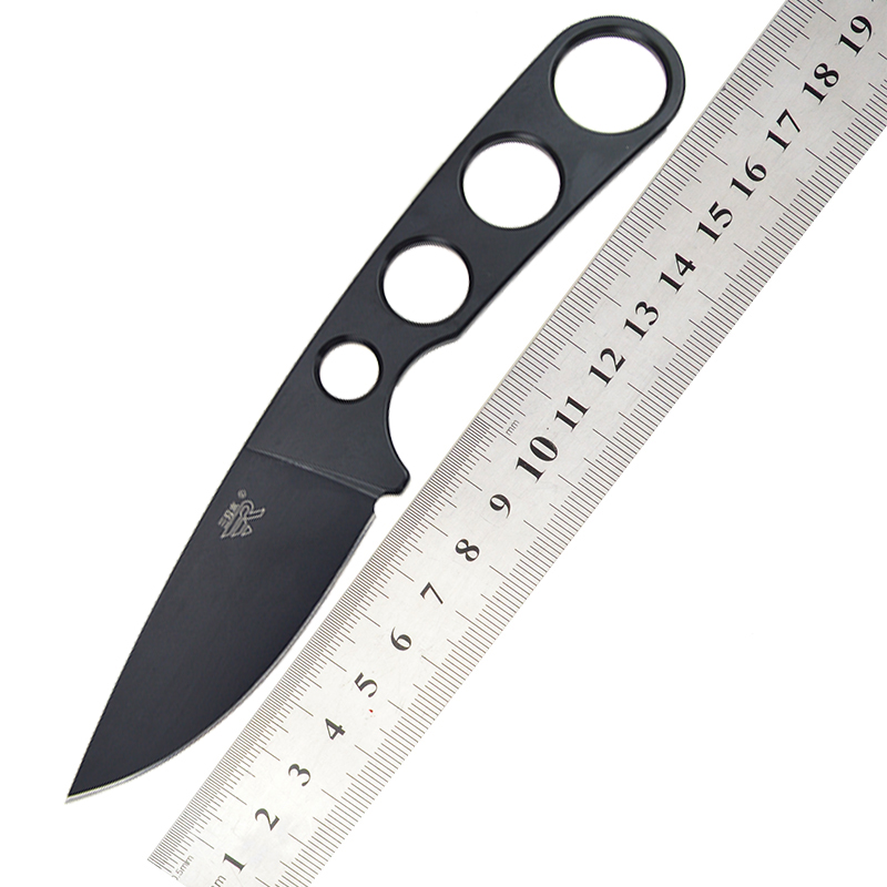 Sanrenmu 7130 pisau leher teta - Bushcraft Knife Fixed ulasan dan harga