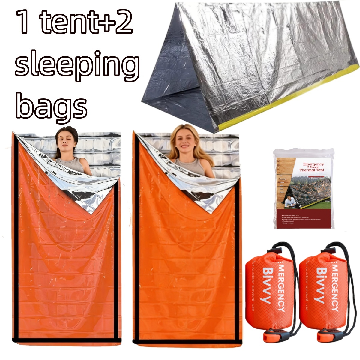 Tenda Termal Darurat & Kantong - Emergency Mylar Tent ulasan dan harga